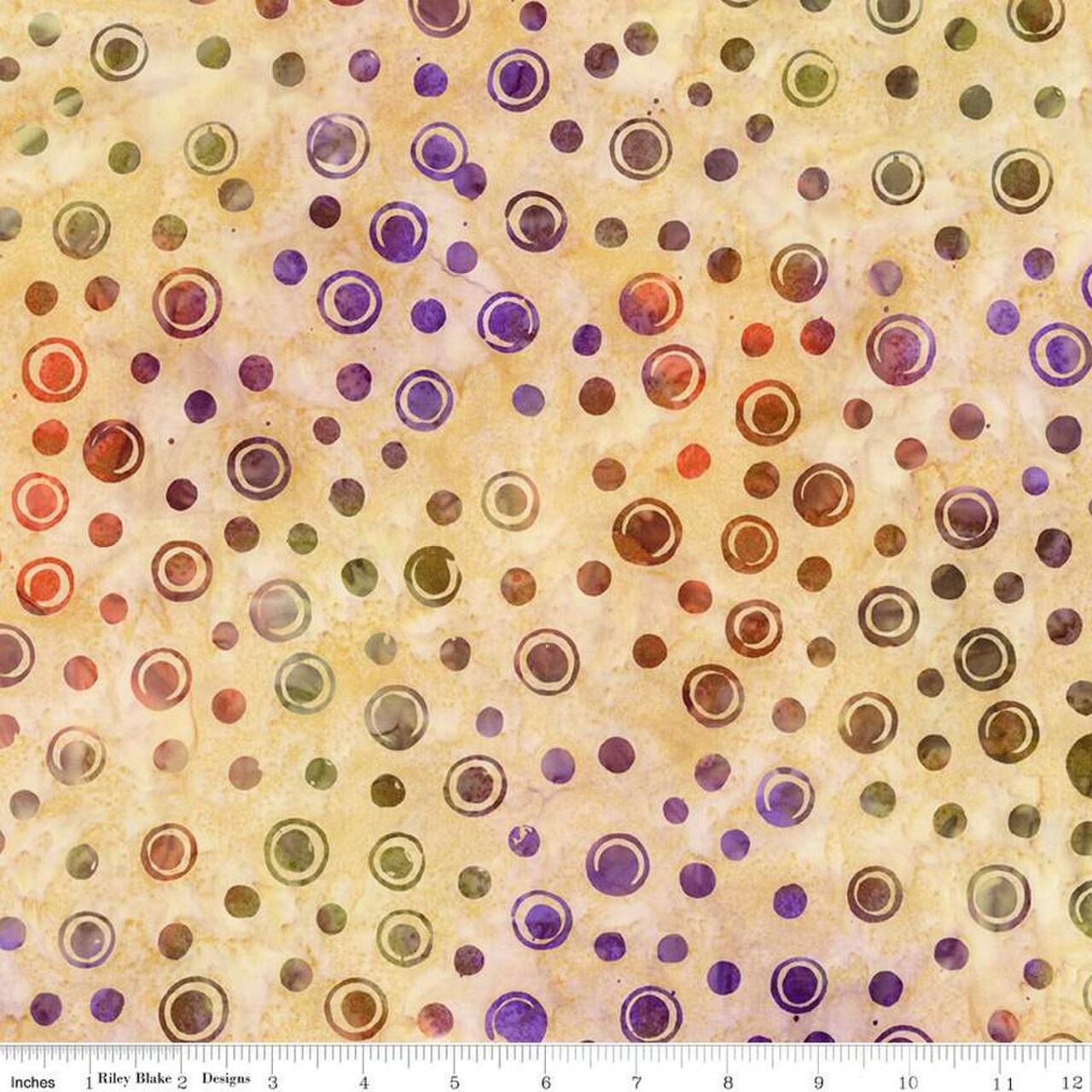 Fabric Riley Blake Organza Spots Fright This Way Expressions Batiks by the Quarter Yard BT23334-148